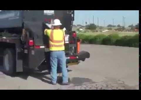 This truck can fix road potholes in an hour!