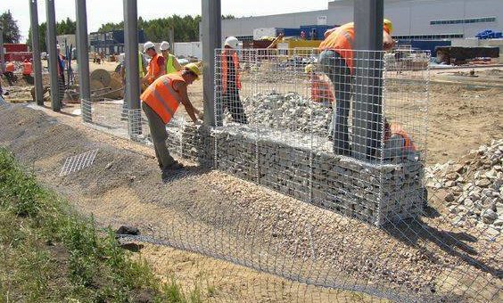 Steel Stone Cage Work