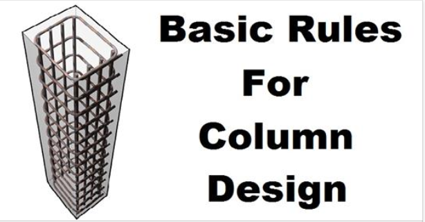 BASIC RULES FOR DESIGN OF COLUMN