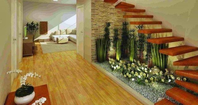 Under Stairs Garden Ideas