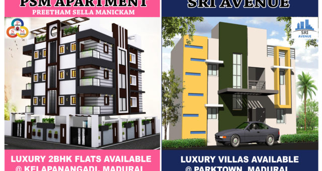 Independent Flats & Independent Villas available @ Preetham Builders, Madurai