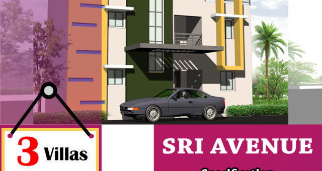 Luxury Villas available @ Sri Avenue, Parktown, Madurai