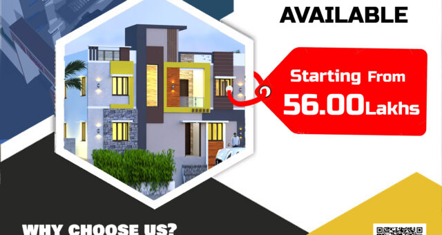 2BHK Villas Starting From Rs.56.00 Lakhs @ Sri Avenue, Parktown, Madurai