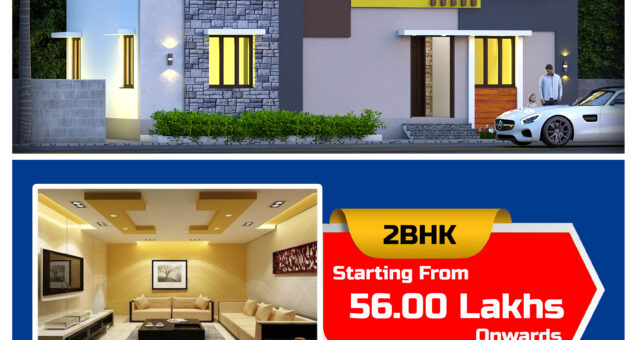 2BHK Villas Starting From Rs.56.00 Lakhs @ Sri Avenue, Parktown, Madurai