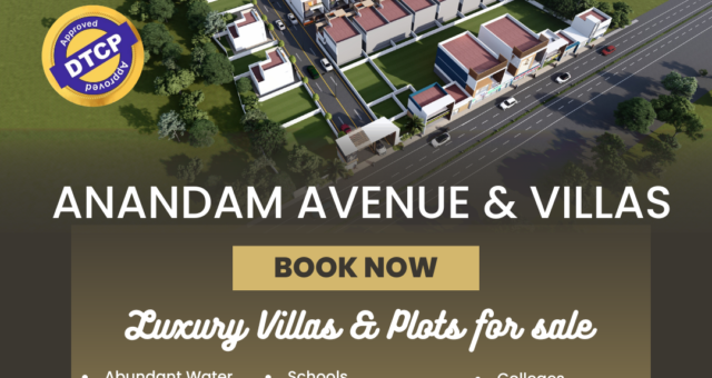 Luxury Villas & Plots for sale @ Anandam Avenue & Villas (A2V), Thenur, Madurai